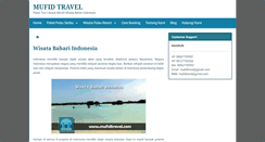 Desktop Screenshot of mufidtravel.com